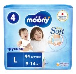 Трусики детские, Moony (Муни) р. 4 (9-14 кг) L №44 универсальные