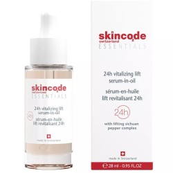 Сыворотка для лица, Skincode (Скинкод) 28 мл арт. SK1036 Эссеншилс 24ч ревитализирующая подтягивающая в масле