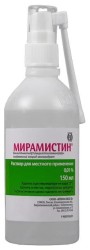 Мирамистин, раствор для местного применения 0.01% 150 мл 1 шт с распылителем флаконы